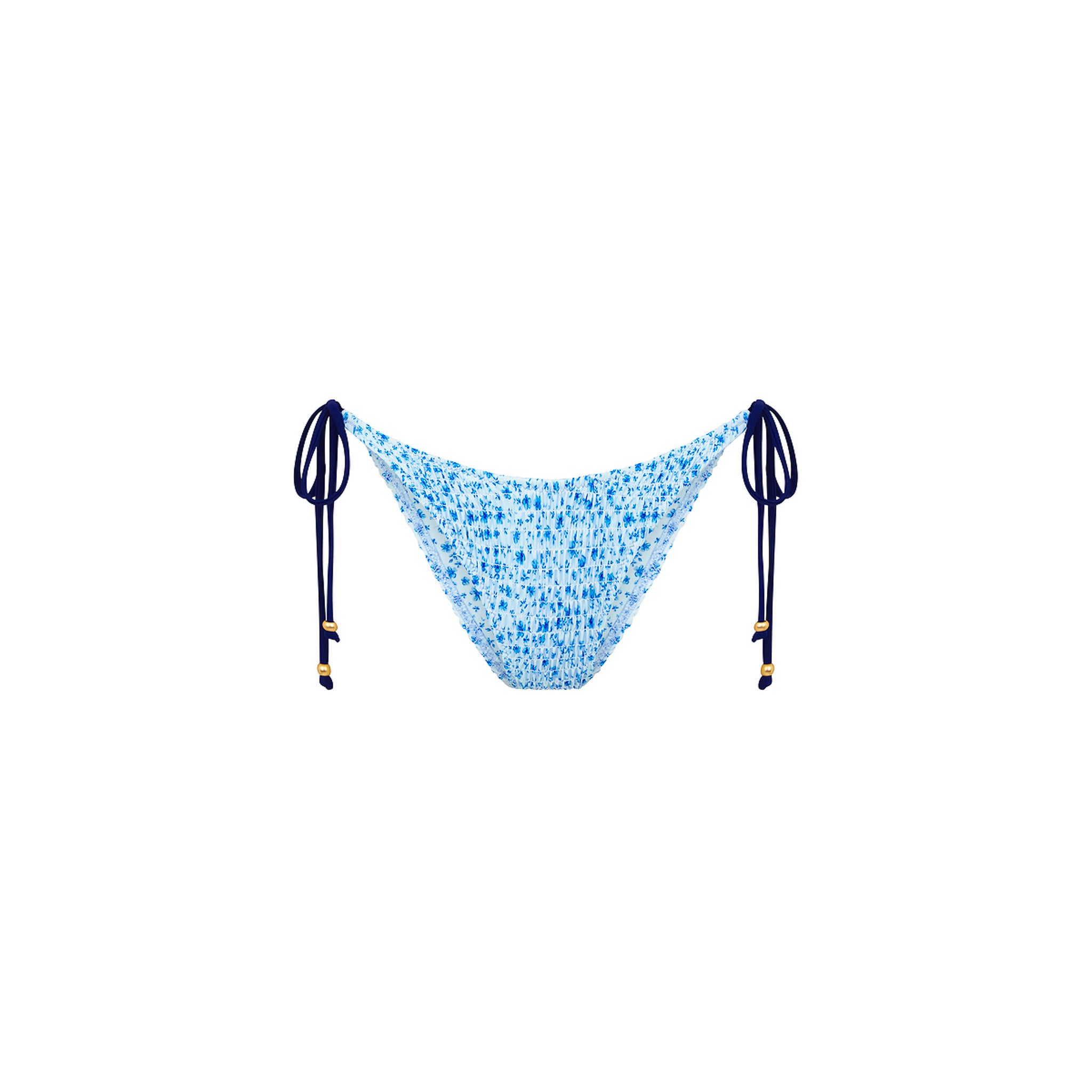 BOT272ShirredDippedCheekyTieBikiniBottom-DreamFlower_FRONT_1