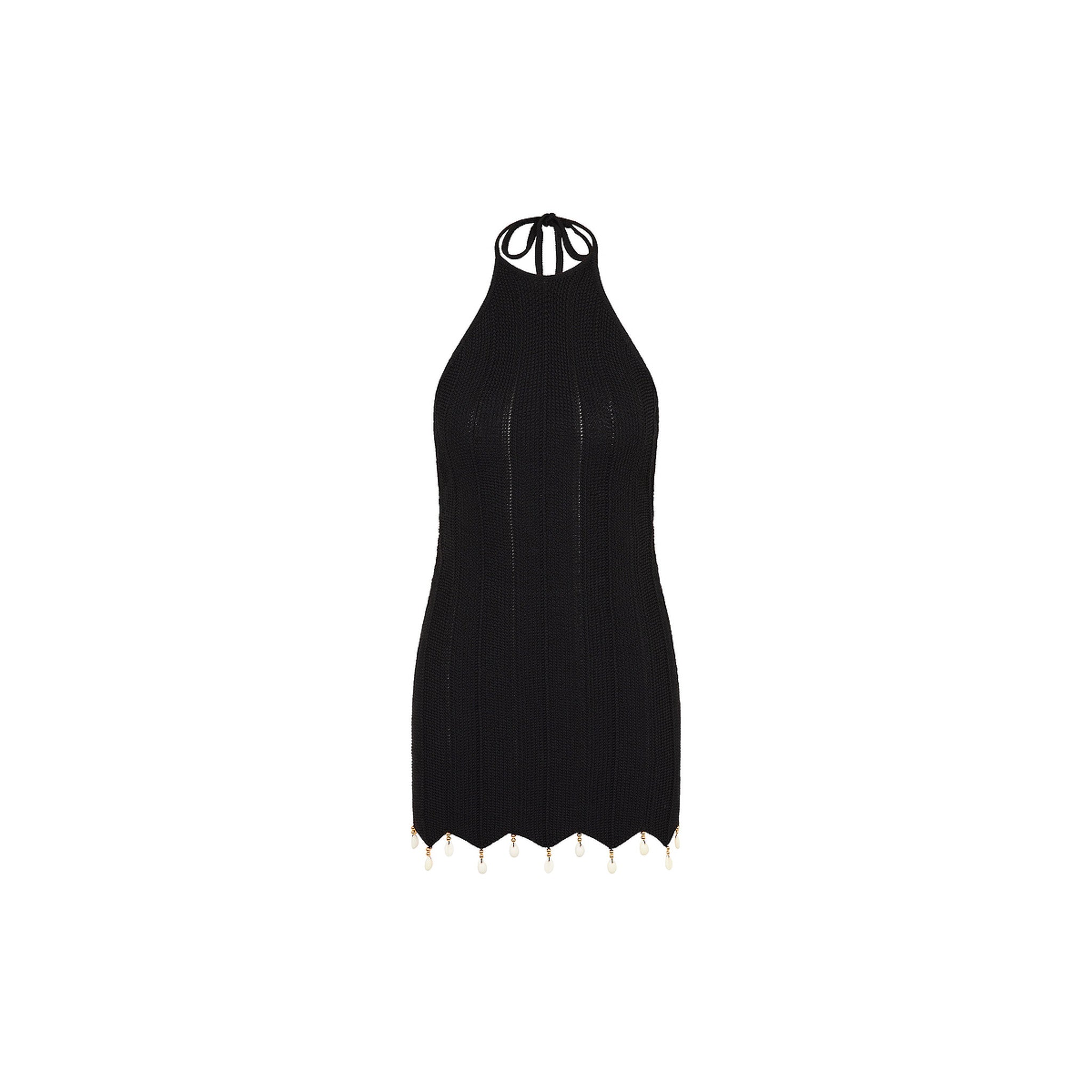ChevronKnitHalterMiniDressGhost-TwilightBlack1