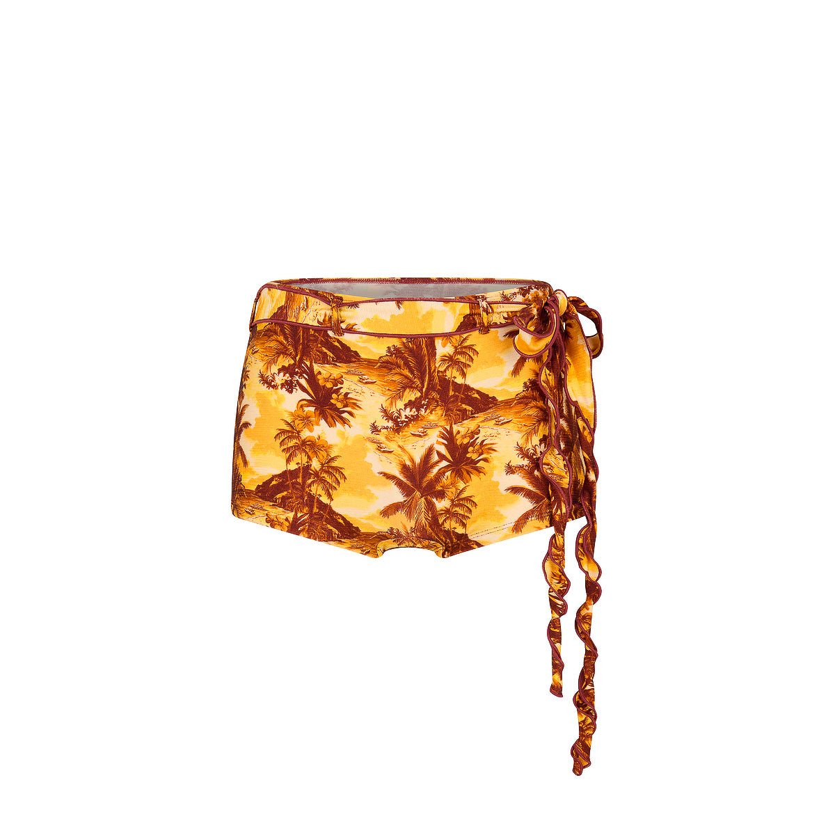 Front-BOT297-VINV-LETTUCEBELTEDSWIMSHORT