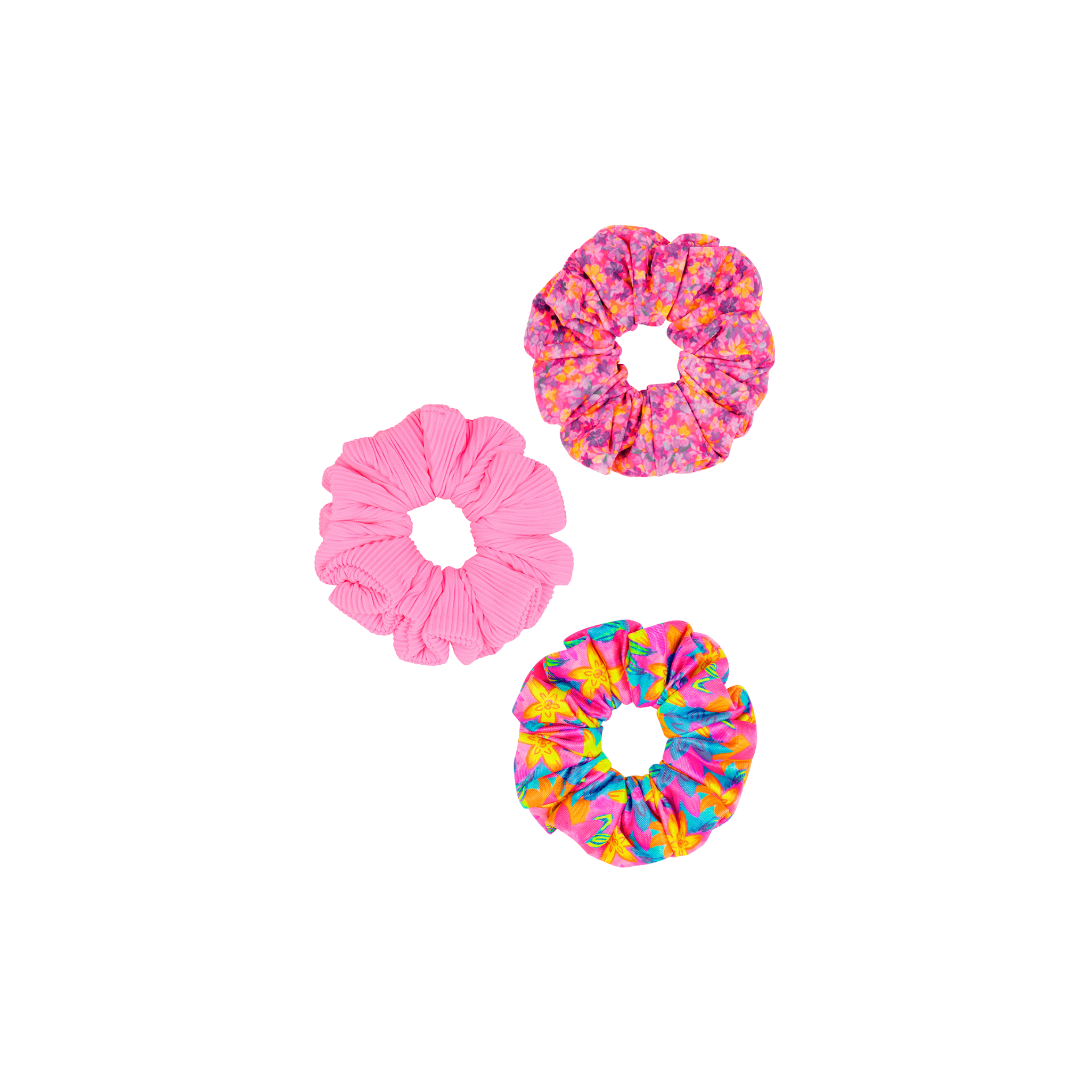 ScrunchieTrioPackHibiscusHues
